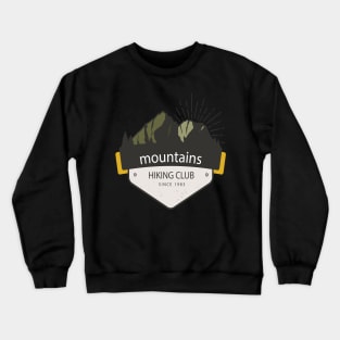 Mountains Hiking Club Crewneck Sweatshirt